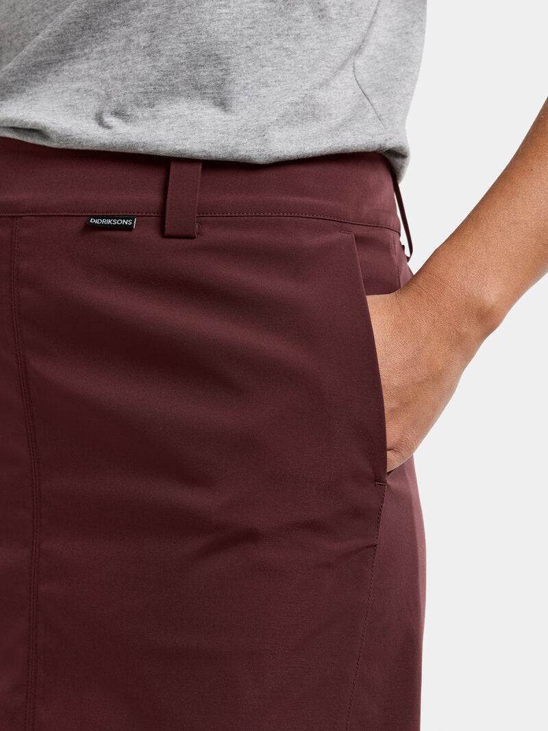 Liv 4 Function Skirt Women Old Rust - Didriksons