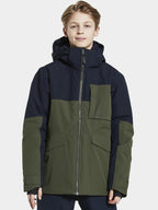 Luke Vinterjacka 3 Junior Deep Green Didriksons