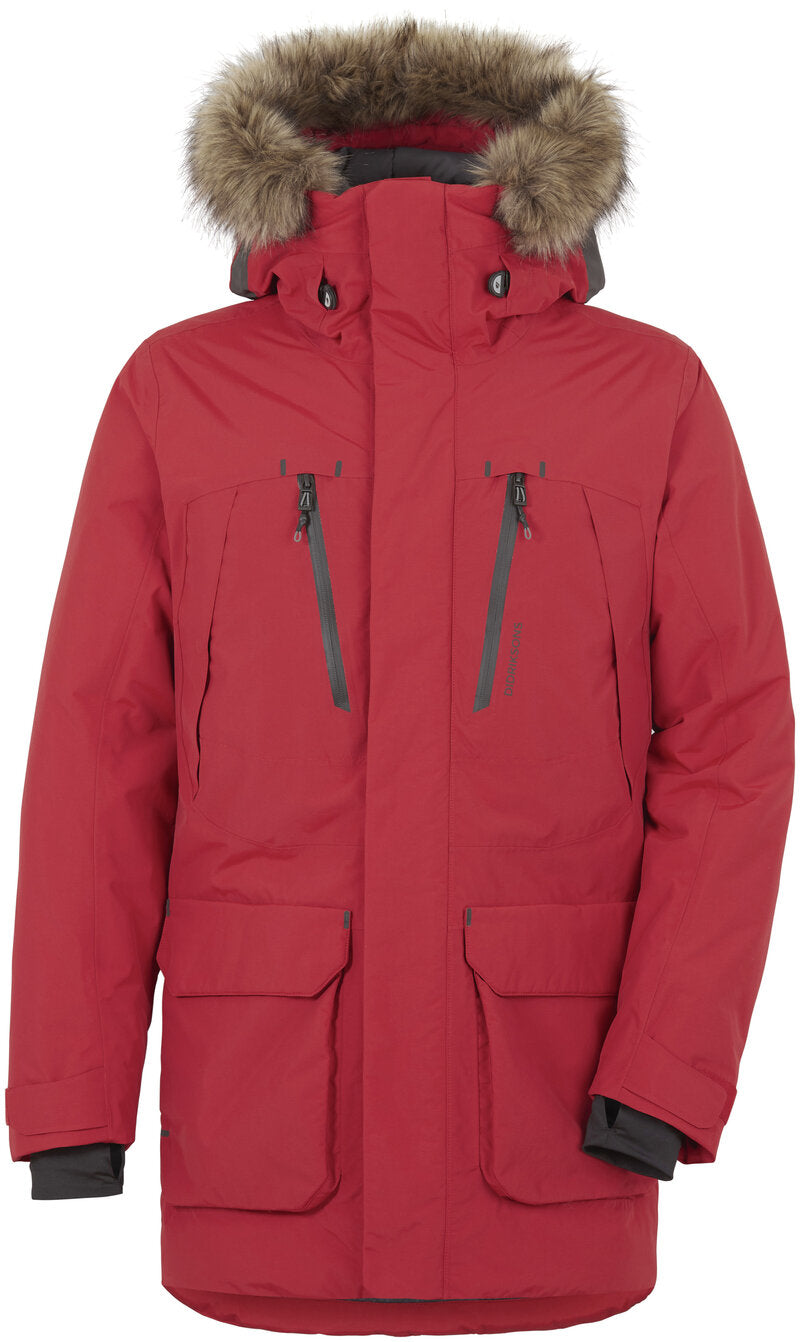 Marco 2 Vinterparkas Herr Flow Red - Didriksons