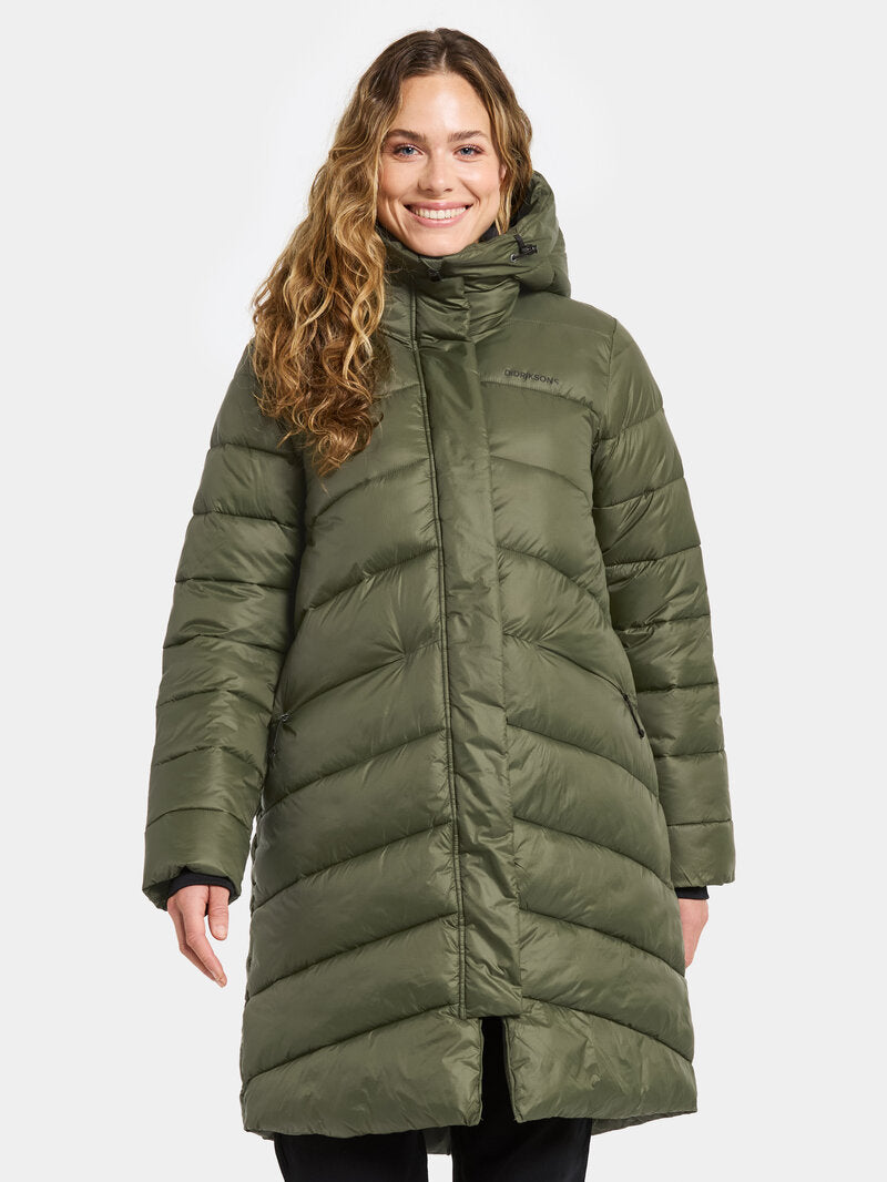 Marion Winter Parka Women Deep Green Didriksons