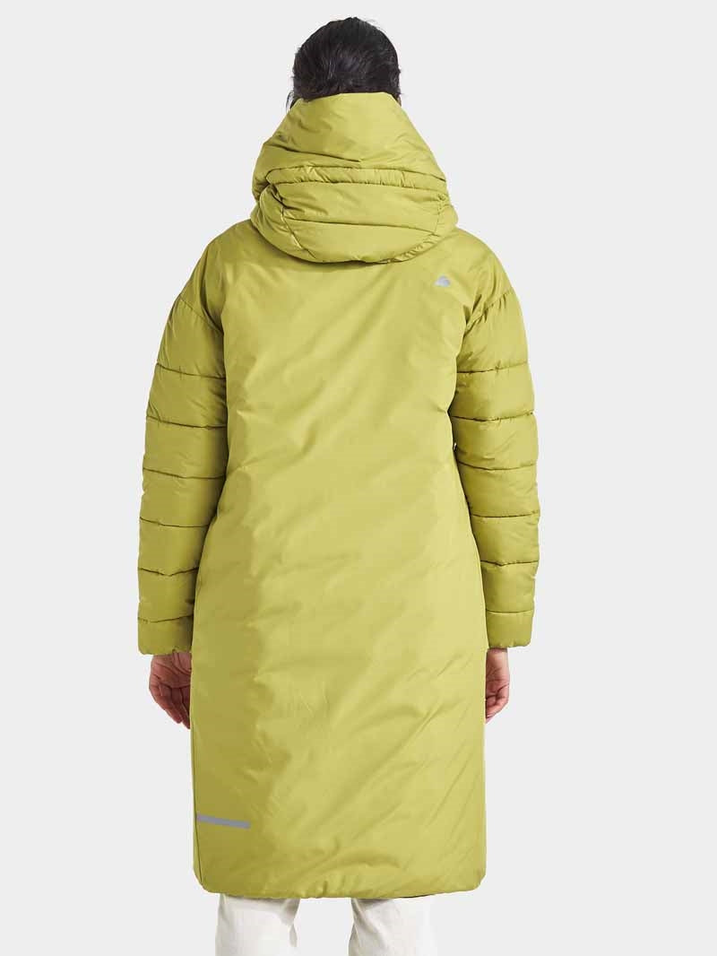 Melina Puff Vinterparkas Dam Grön - Didriksons