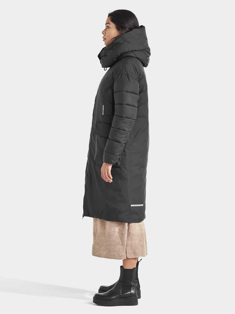 Melina Puff Women's Winter Parka Black - Didriksons