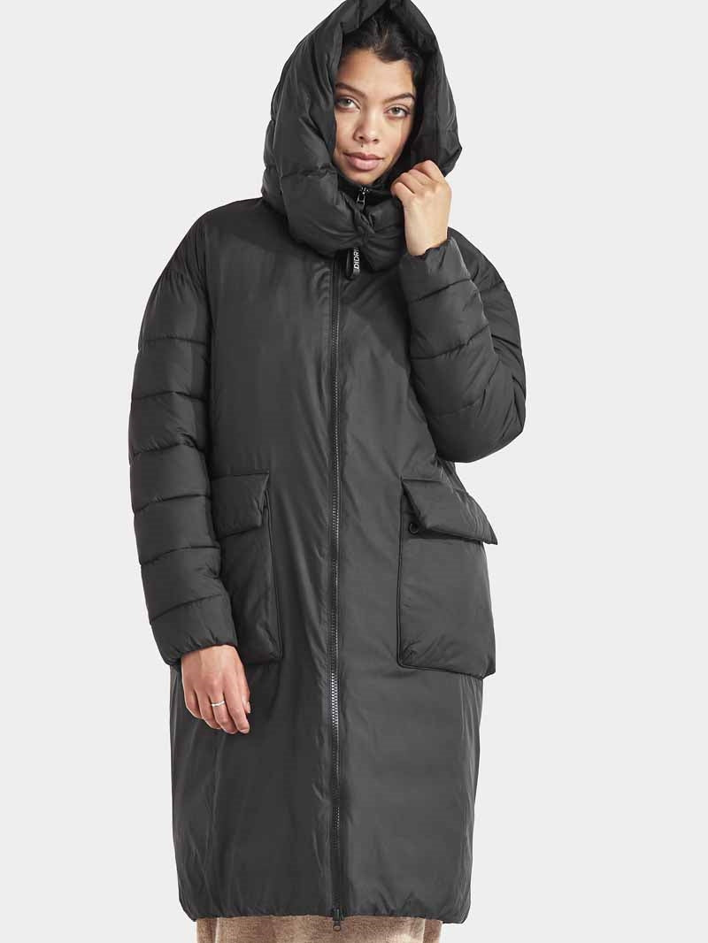 Melina Puff Women's Winter Parka Black - Didriksons