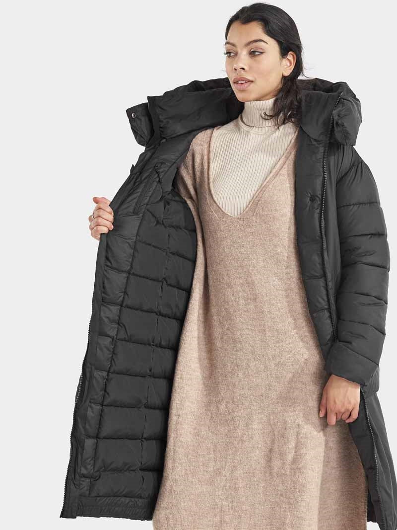 Melina Puff Women's Winter Parka Black - Didriksons