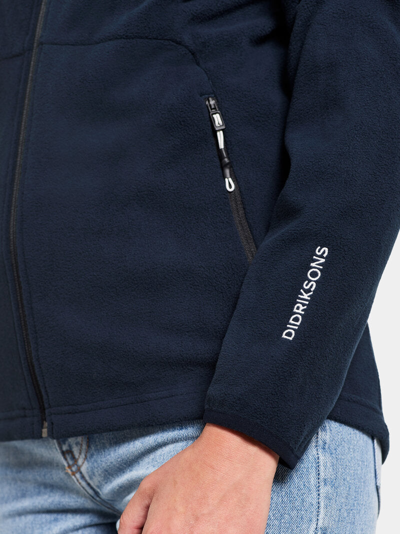 Monte Fleece Jacket 3 Women Dark Night Blue Didriksons