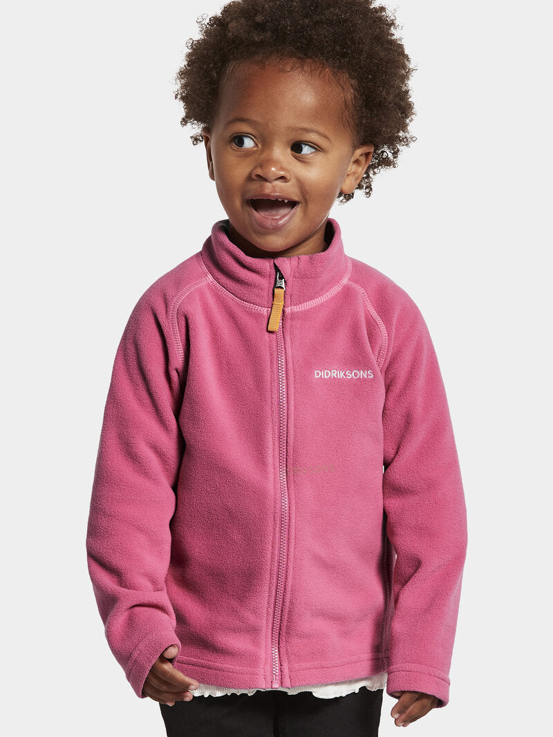 Monte Fleecejacka 7 Barn Rosa - Didriksons
