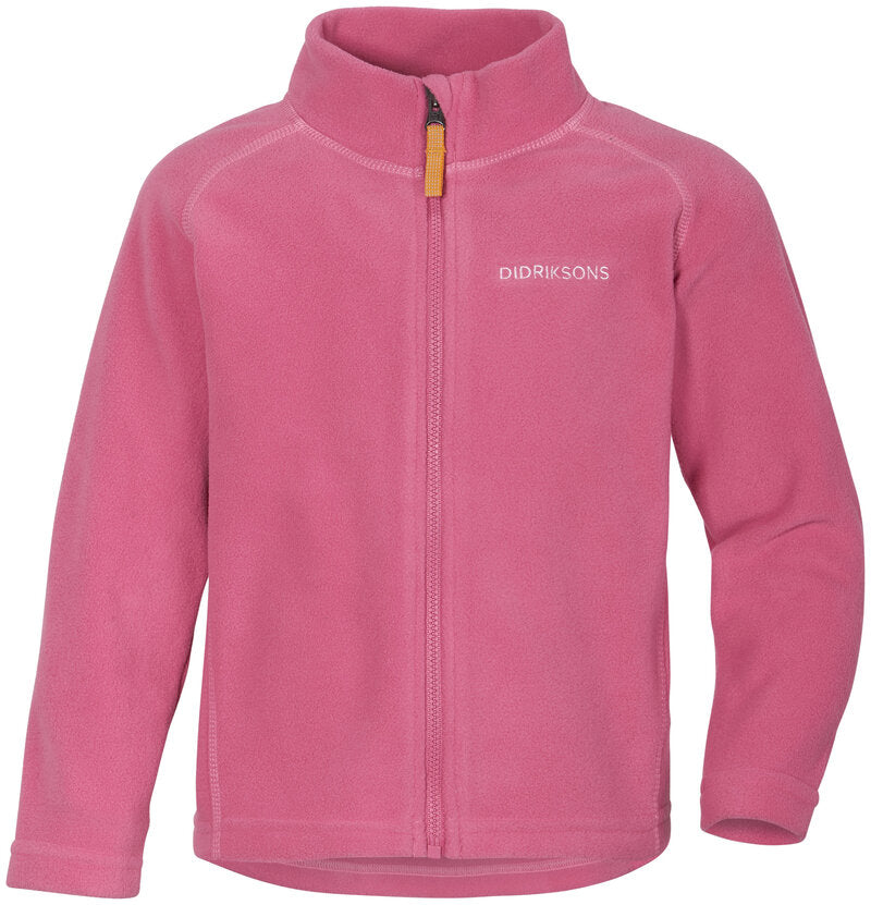 Didriksons Monte Fleece Jacket 7 Kids Pink - Didriksons