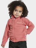 Monte Fleecejacka 8 Barn Peach Rose Didriksons