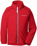 Monte Fleece Jacket Kids Red - Didriksons