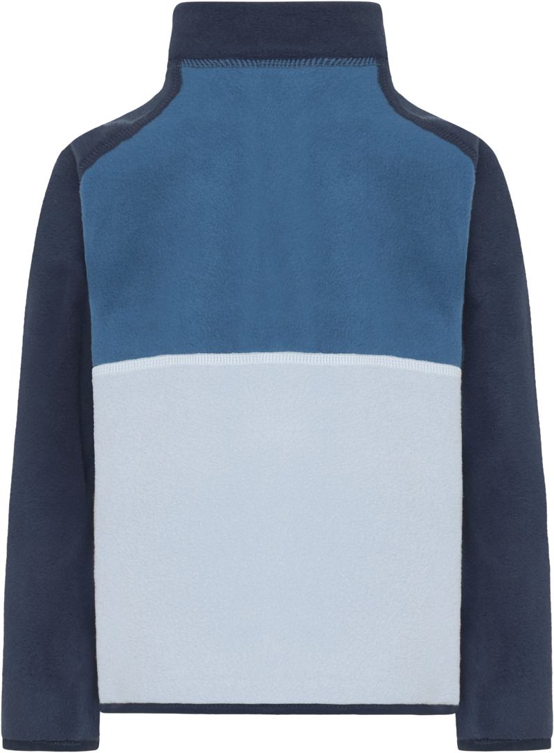 Monte Fleecetröja med knappar Barn Cloud Blue Didriksons