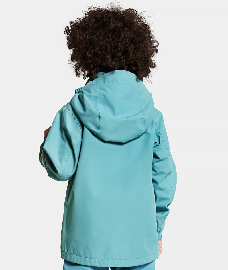 Norma Shell Jacket 2 Kids Blue Wash Didriksons