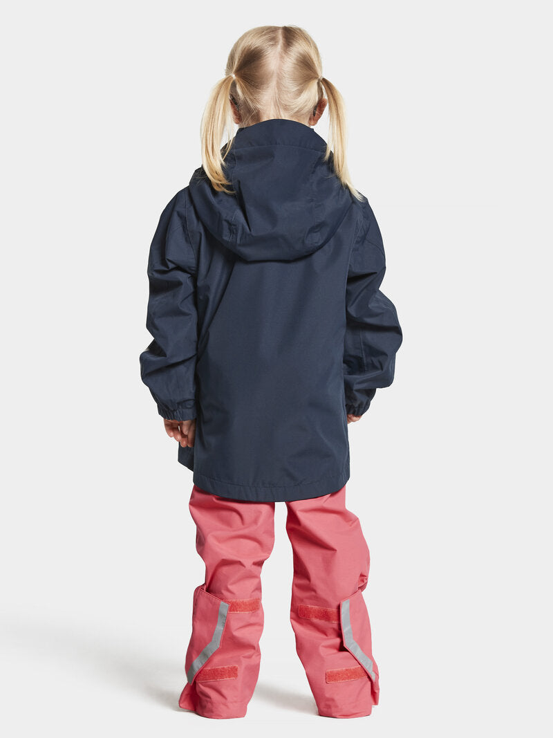 Norma Shell Jacket 2 Kids Navy Didriksons