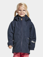 Norma Shell Jacket 2 Kids Navy Didriksons
