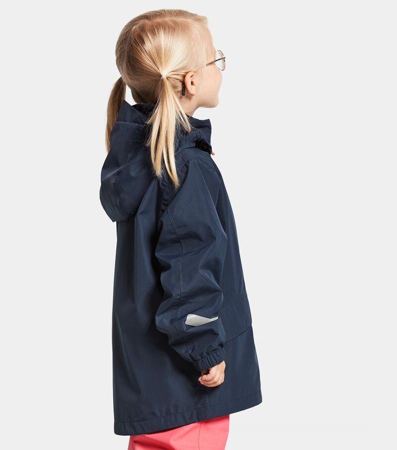 Norma Shell Jacket 2 Kids Navy Didriksons