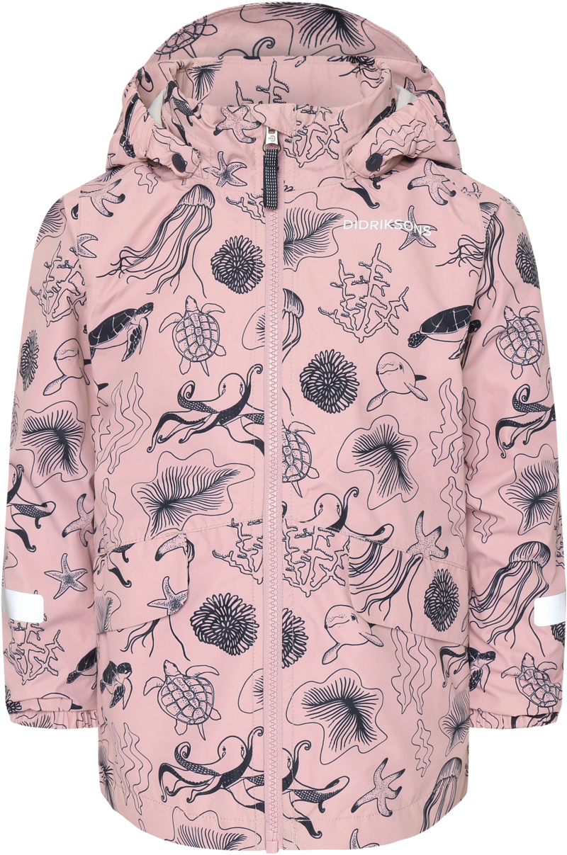 Norma Shell Jacket 4 Kids Ocean Soft Pink Didriksons
