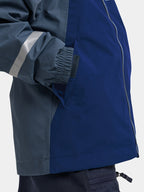 Pilvi Shell Jacket Kids Blue Fog - Didriksons