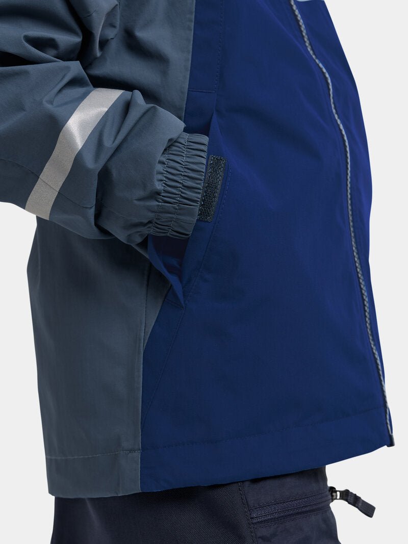 Pilvi Shell Jacket Kids Blue Fog - Didriksons