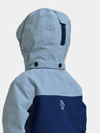Pilvi Shell Jacket Kids Blue Fog - Didriksons