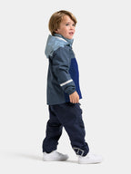 Pilvi Shell Jacket Kids Blue Fog - Didriksons
