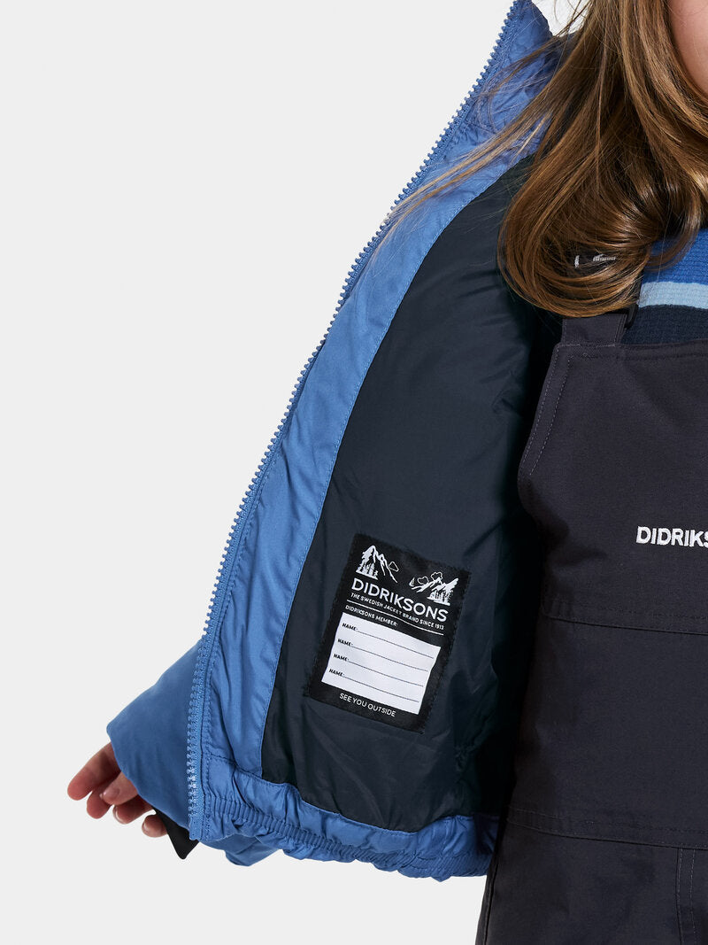 Roxen Vinterjacka Barn Sapphire Blue Didriksons