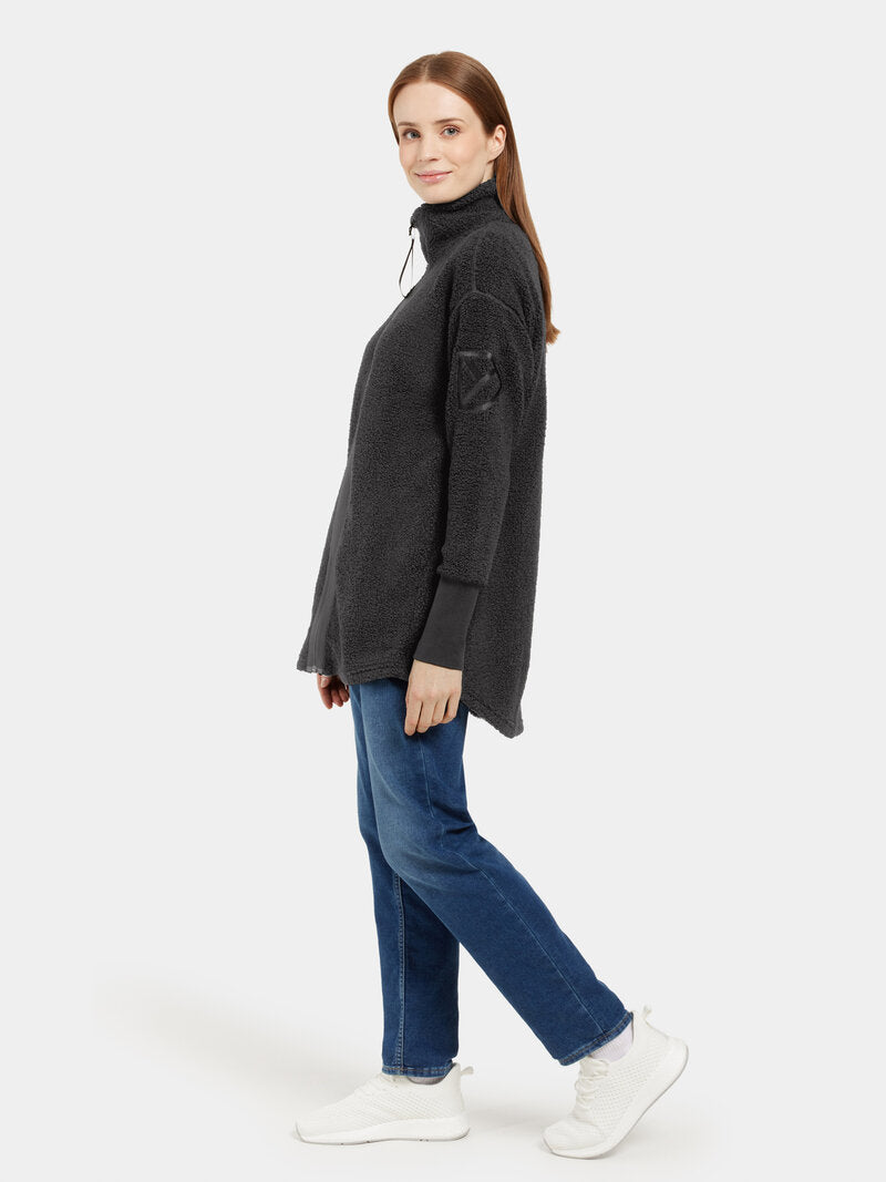 Sally Fleece Jacket Women's Black Didriksons