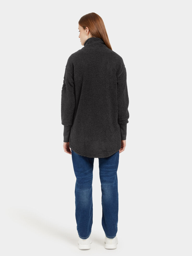 Sally Fleecejacka Dam Black Didriksons