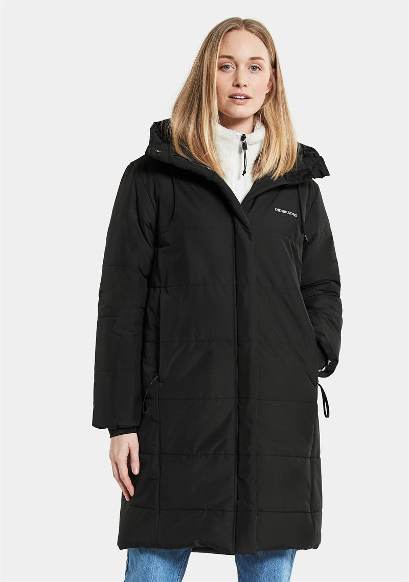 Sandra Puff Winter Parka Women Black Didriksons
