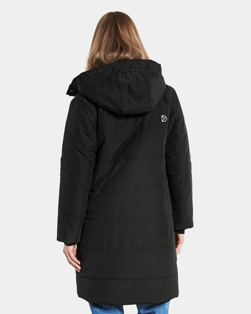 Sandra Puff Winter Parka Women Black Didriksons