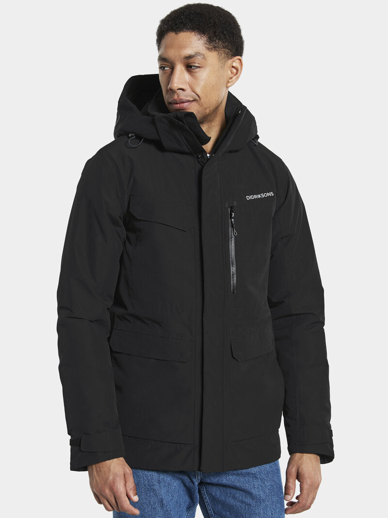 Sebastian Winter Jacket 3 Men Black Didriksons
