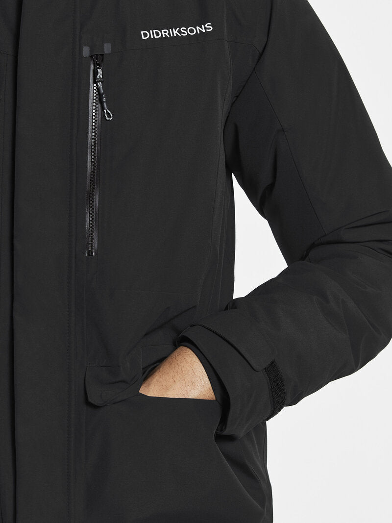 Sebastian Winter Jacket 3 Men Black Didriksons