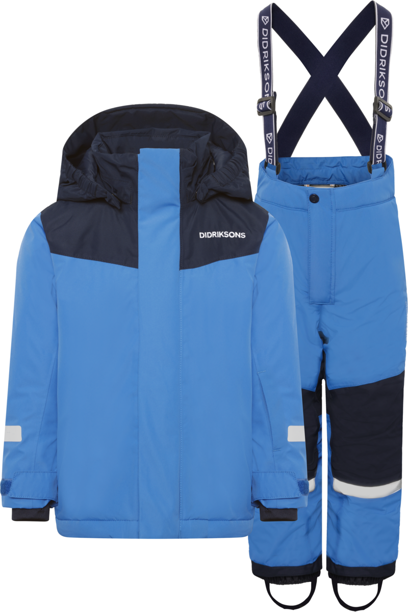 Skare Kids Set Sapphire Blue Didriksons
