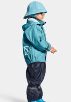 Slaskeman 8 unlined rain set Kids Blue Wash Didriksons