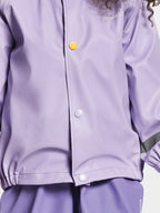 Slaskeman 8 unlined rain set Kids Digital Purple Didriksons