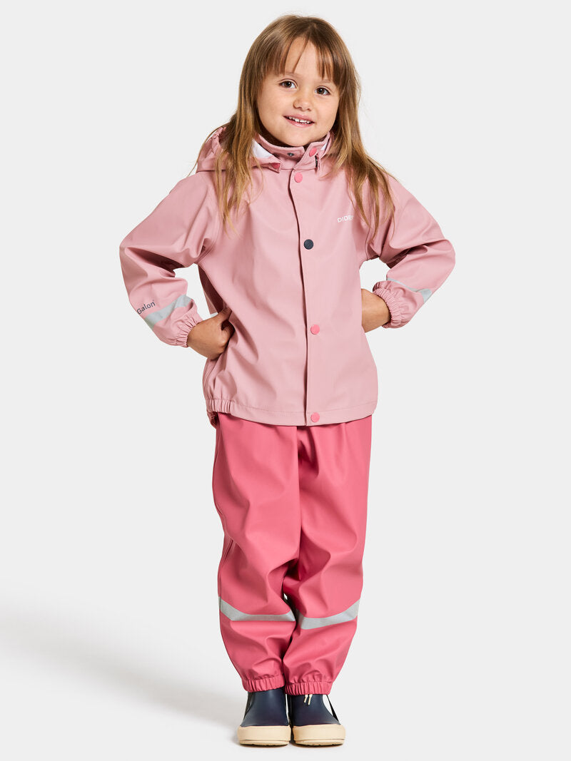 Slaskeman Ofodrat Regnset Barn Soft Pink Didriksons