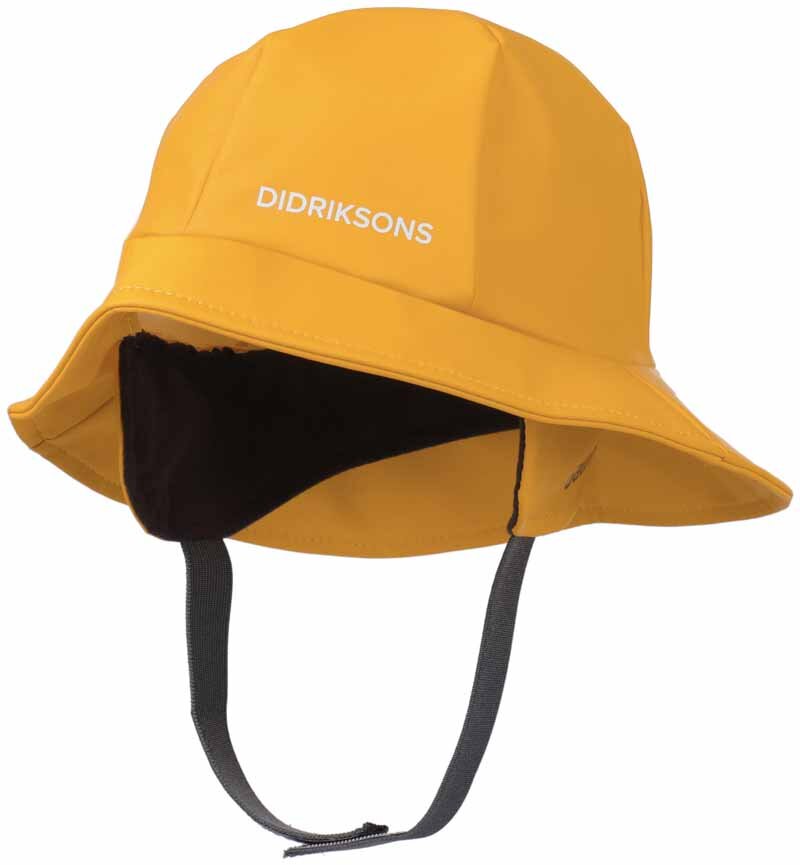 Southwest 4 Rain Hat Kids Citrus Yellow - Didriksons