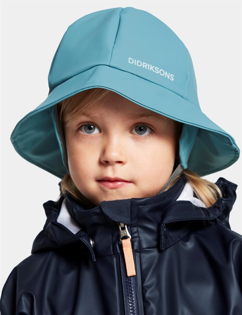 Southwest Regnmössa Barn Blue Wash Didriksons