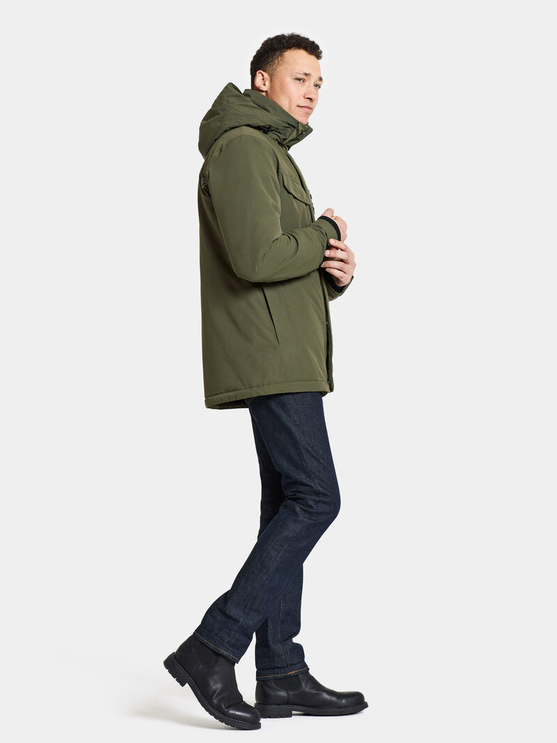 Stefan Men's Winter Jacket Deep Green Didriksons