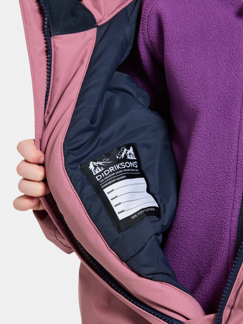 Talvi Vinteroverall Barn Heather Pink Didriksons