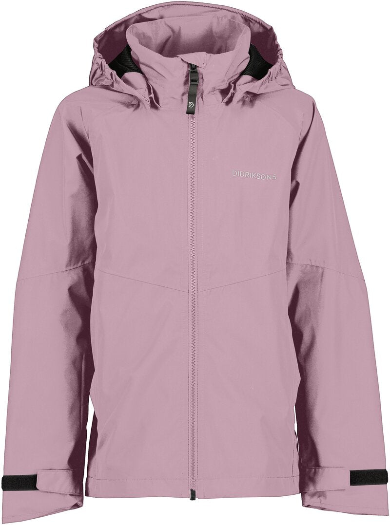 Tera Shell Jacket 5 Kids Junior Purple Rain Didriksons