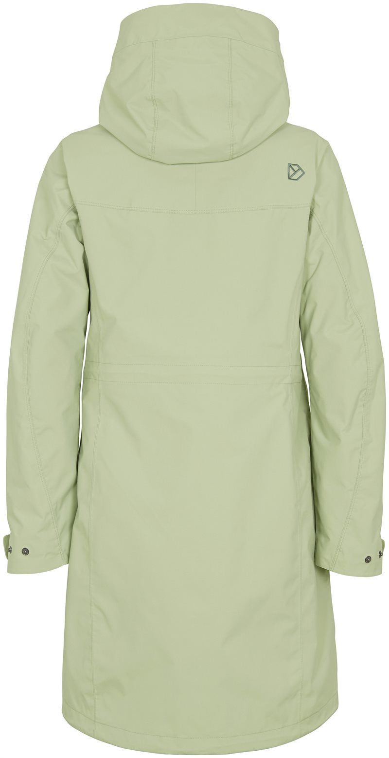 Didriksons Thelma Shell Coat 7 Women Light Green - Didriksons