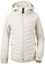 Tovik Hybrid Hoodie 4 Junior Shell White - Didriksons