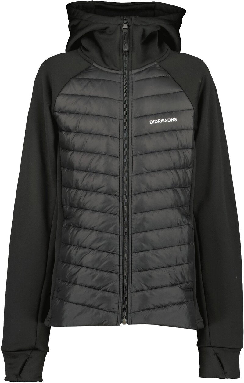 Tovik Hybrid Hoodie 5 Junior Black Didriksons