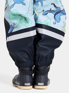 Waterman Unlined Rain Set Kids Ocean Multi Blue Didriksons