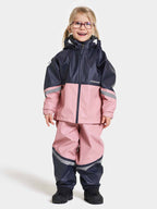Waterman Unlined Rain Set Kids Soft Pink Didriksons