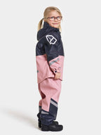 Waterman Unlined Rain Set Kids Soft Pink Didriksons