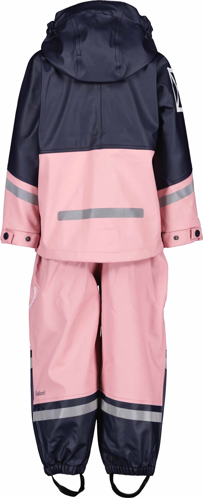 Waterman Unlined Rain Set Kids Soft Pink Didriksons