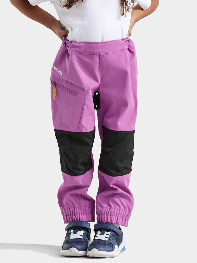Zea Kids' Outdoor Trousers Radiant Purple - Didriksons