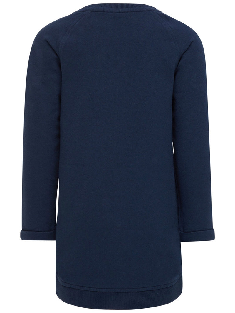 Dio Ls Sweat Tunic Dress Blues Mini Name It