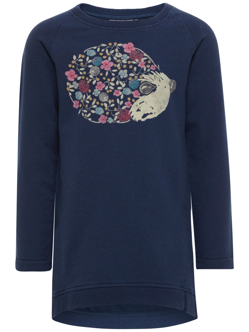 Dio Ls Sweat Tunic Dress Blues Mini Name It