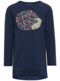 Dio Ls Sweat Tunic Dress Blues Mini Name It
